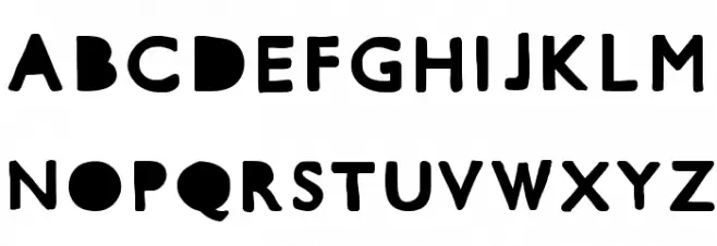 MixCutOuts フォント 小文字