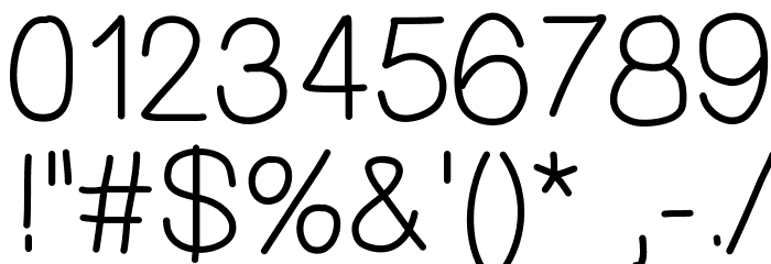 MixDemiSans Font OTHER CHARS
