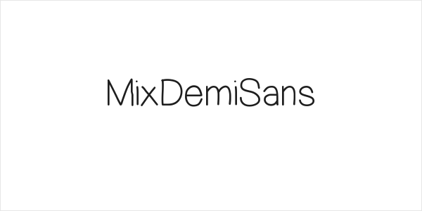 MixDemiSans Logo