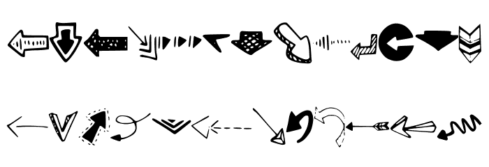 MixDirections Font LOWERCASE
