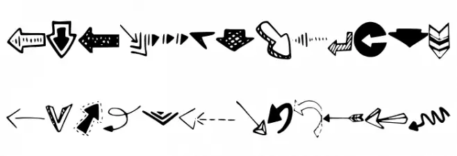 MixDirections 字体 小写