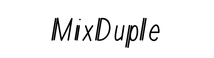 MixDuple  Скачать бесплатные шрифты