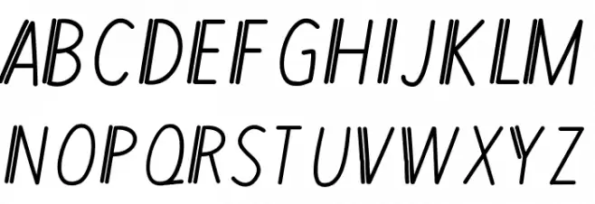 MixDuple Schriftart Groß