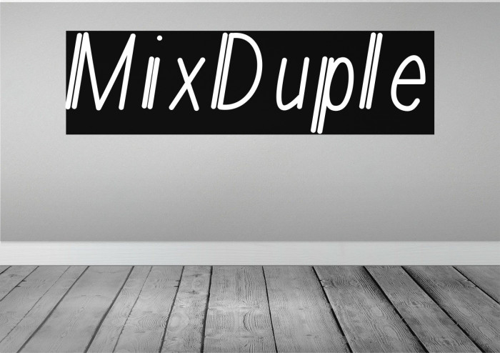 MixDuple Font examples
