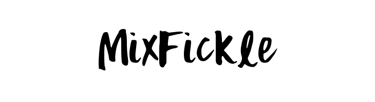 MixFickle  免费字体下载