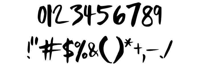 MixFickle Font OTHER CHARS
