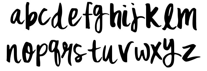 MixFickle Font LOWERCASE