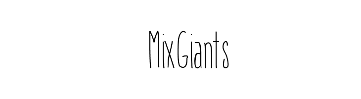 MixGiants Font