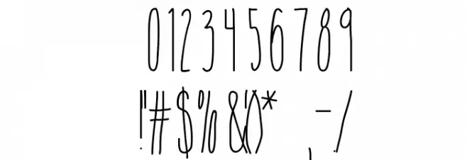 MixGiants Font OTHER CHARS