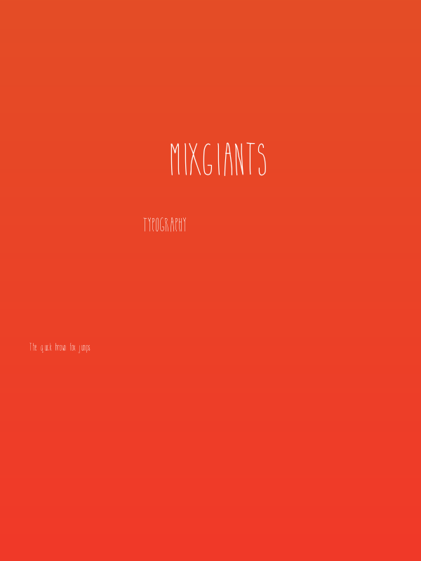 MixGiants Poster