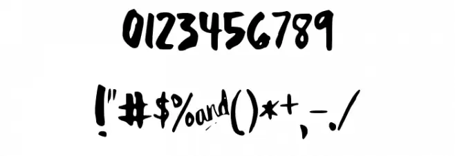 MixKitsch Font Alte caractere