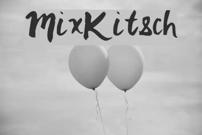 MixKitsch Font examples