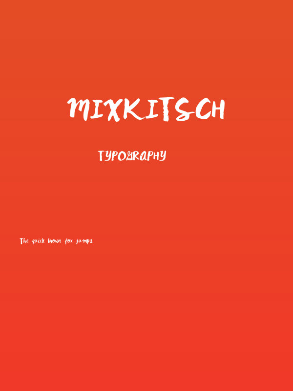 MixKitsch Poster