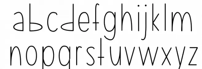 MixLean 字体 小写