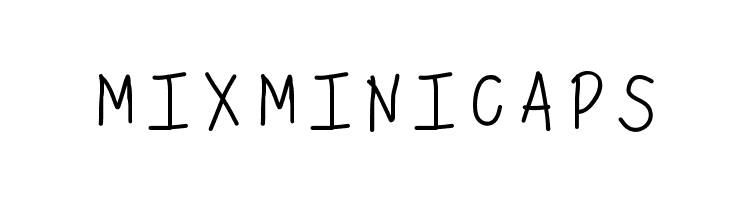 MixMiniCaps  font caratteri gratis