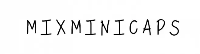 MixMiniCaps  Frei Schriftart Herunterladen