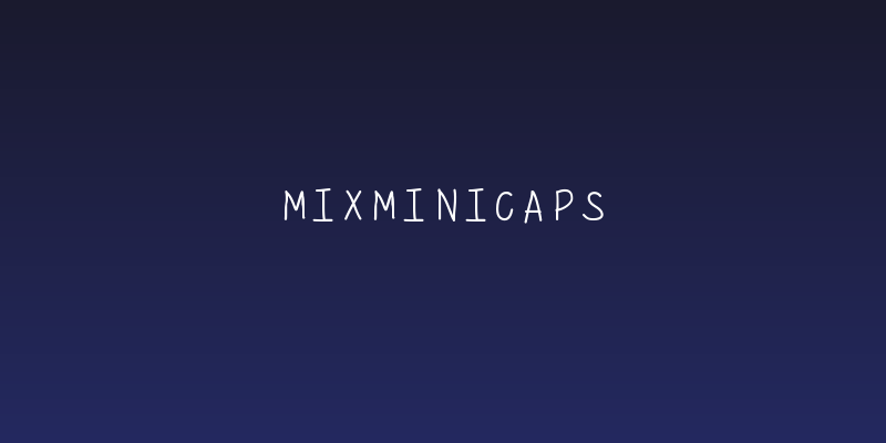 MixMiniCaps Social Header