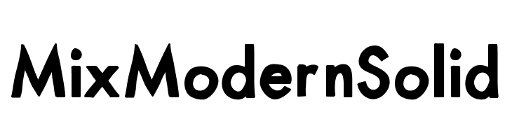 MixModernSolid  لخطوط تنزيل
