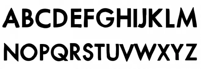 MixModernSolid Schriftart Groß