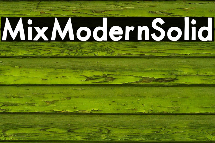 MixModernSolid Example 1