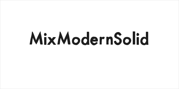 MixModernSolid Logo