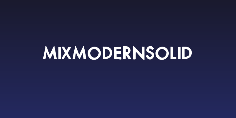 MixModernSolid Social Header
