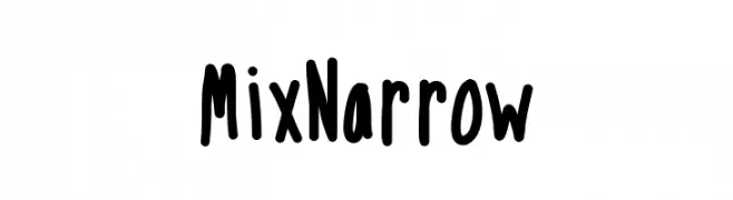 MixNarrow  Frei Schriftart Herunterladen