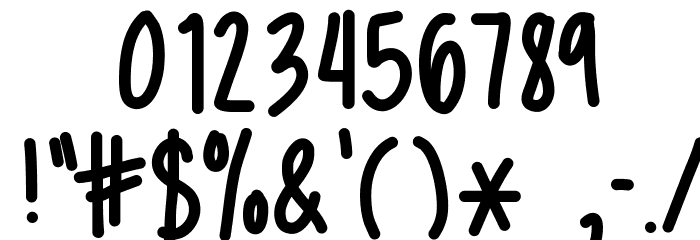MixNarrow Font OTHER CHARS