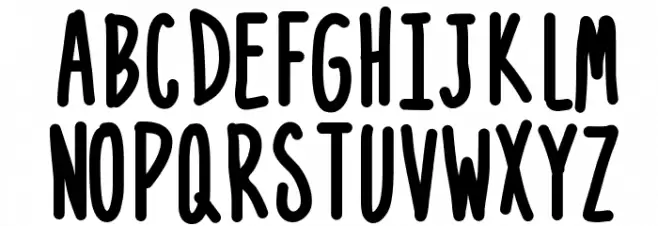 MixNarrow Font Litere mari