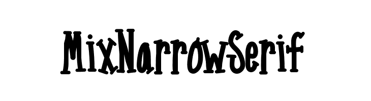 MixNarrowSerif Font
