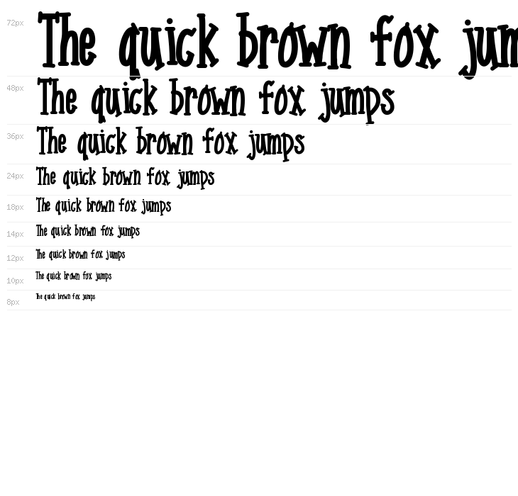 MixNarrowSerif Waterfall