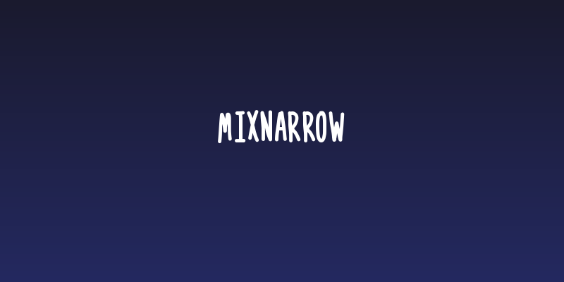 MixNarrow Social Header
