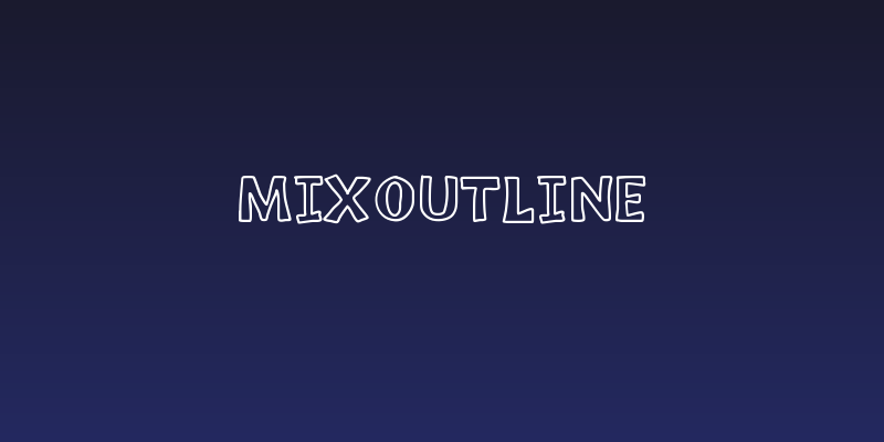 MixOutline Social Header