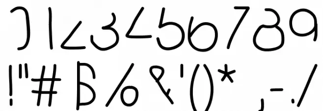 MixPartial Font OTHER CHARS