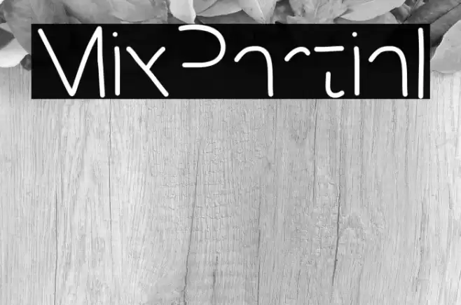 MixPartial Font examples