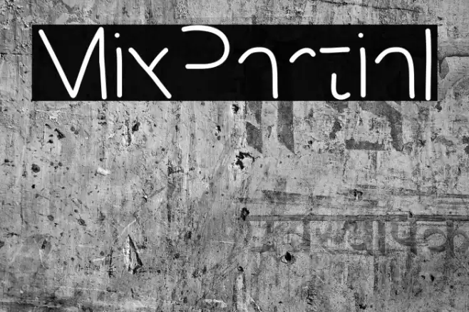 MixPartial Font examples