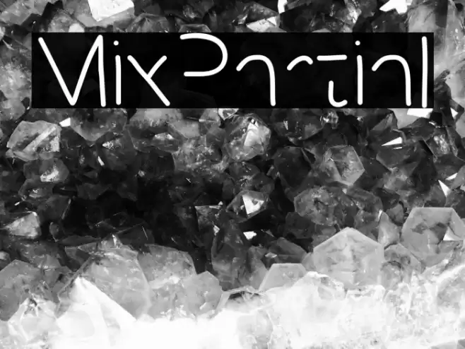 MixPartial Font examples