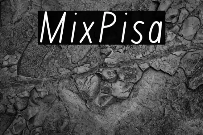 MixPisa Font examples