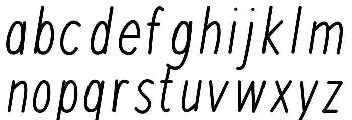 MixPisa Font LOWERCASE