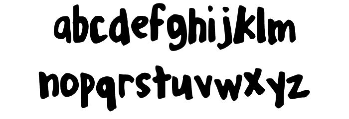 MixPlump Font LOWERCASE