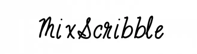 MixScribble  Free Fonts Download