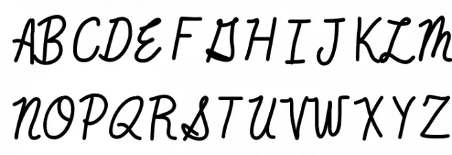 MixScribble Шрифта ВЕРХНИЙ