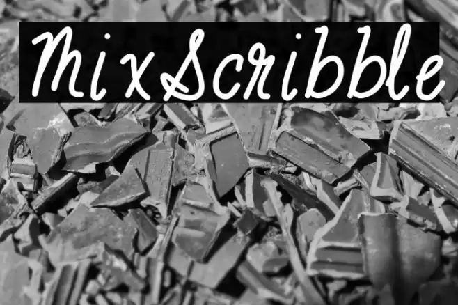 MixScribble Font examples