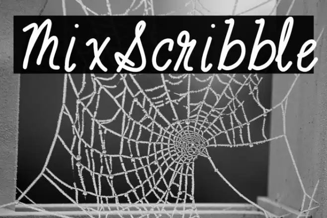 MixScribble Font examples