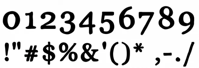 MixSerif Font OTHER CHARS