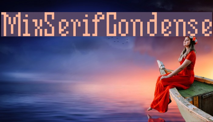 MixSerifCondense Font examples