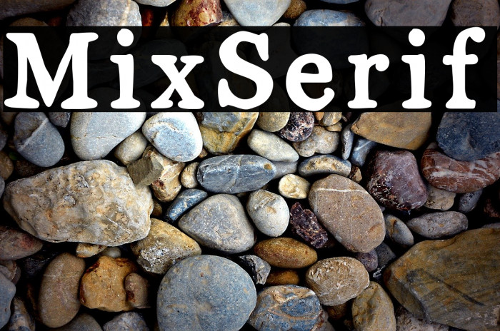 MixSerif Font examples