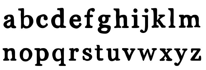 MixSerif Font LOWERCASE