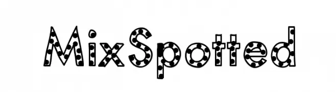 MixSpotted  नि: शुल्क फ़ॉन्ट्स डाउनलोड