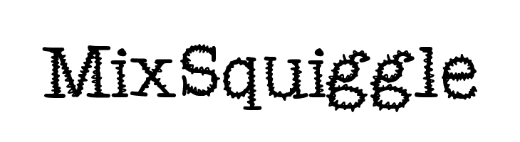 MixSquiggle  免费字体下载